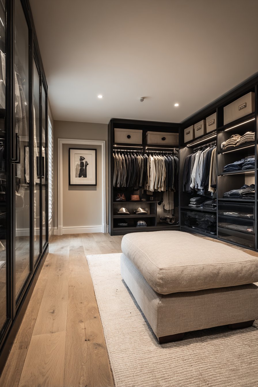 Built-In Wardrobe Organization