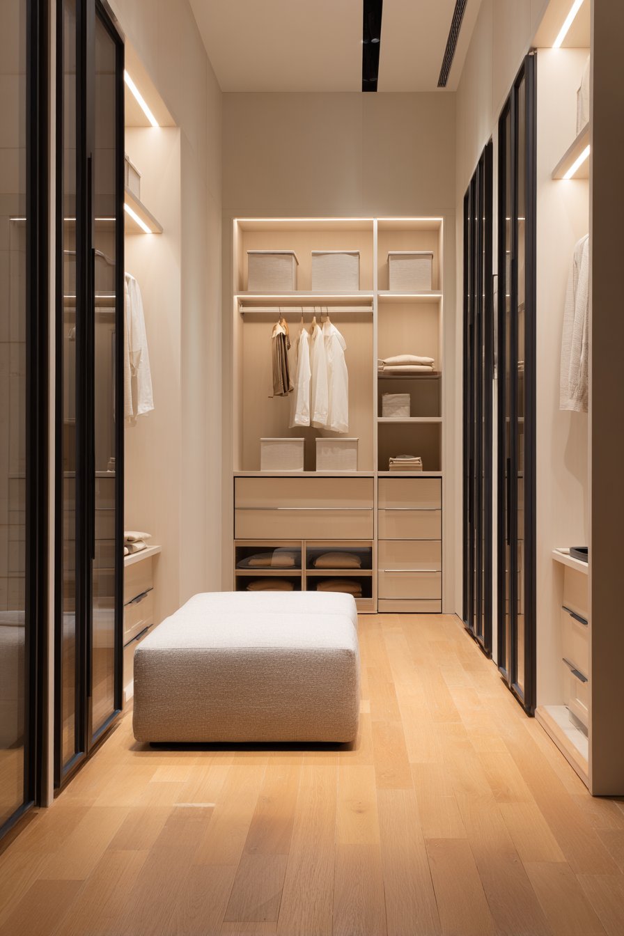 Built-In Wardrobe Organization