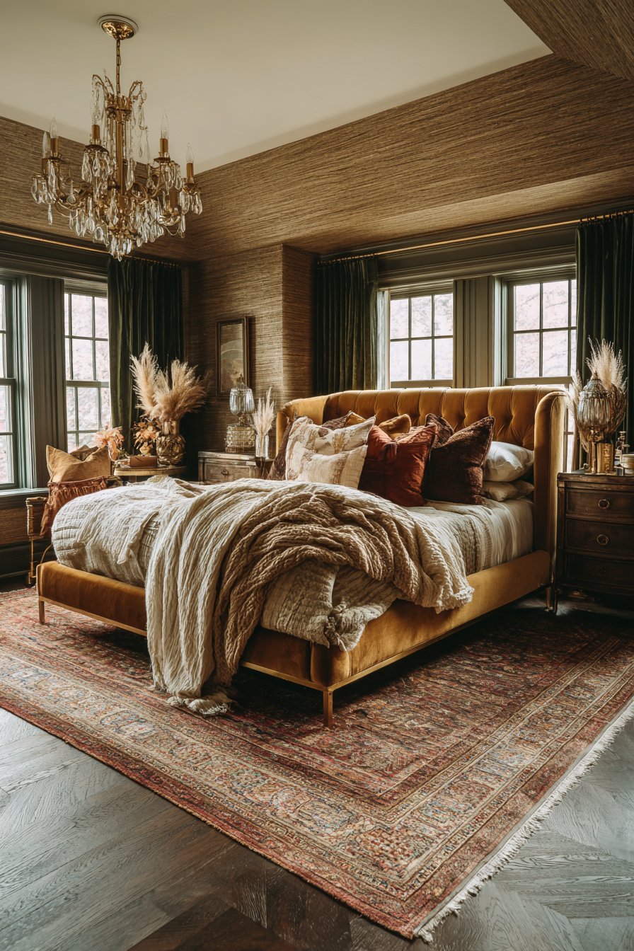 Luxurious Grasscloth Opulence