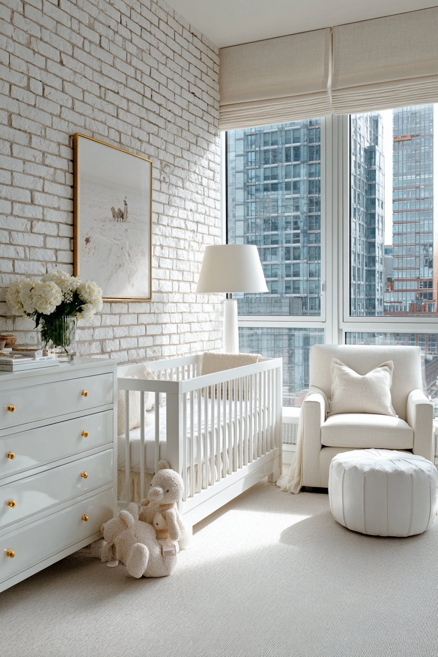 White Brick Wallpaper Texture