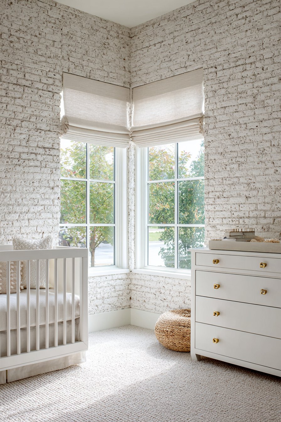 White Brick Wallpaper Texture