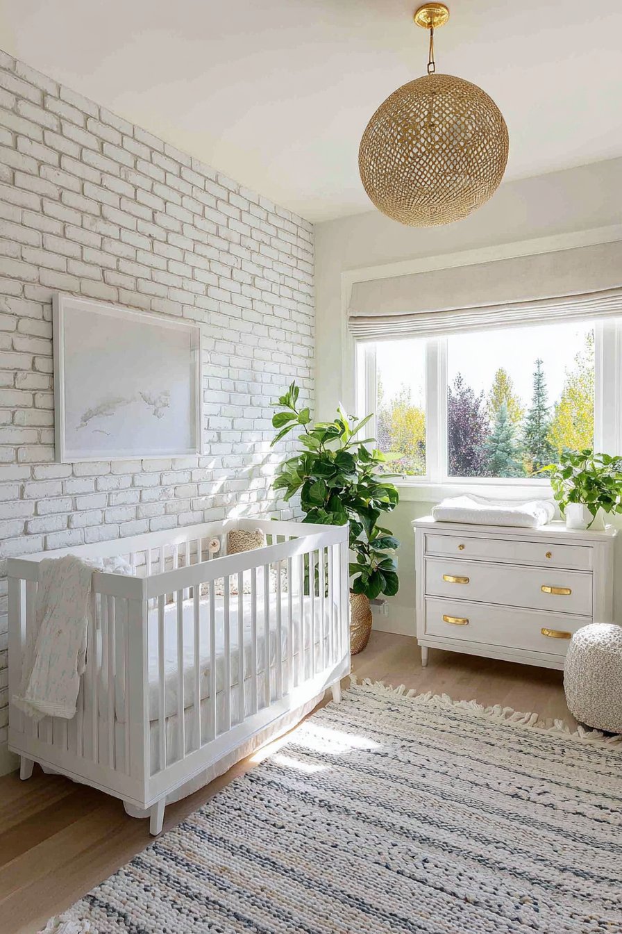 White Brick Wallpaper Texture