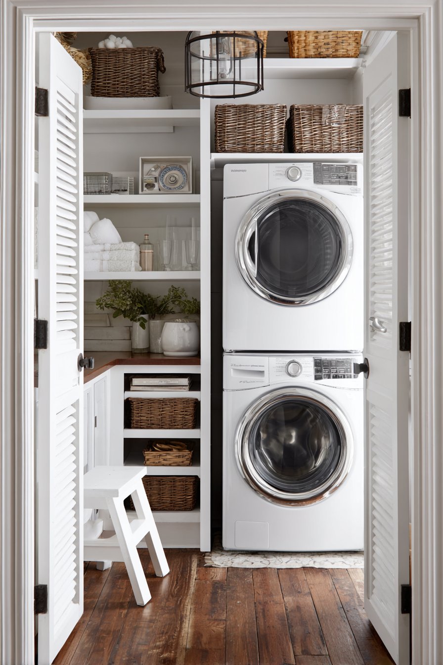 Repurposed Pantry with Original Built-Ins