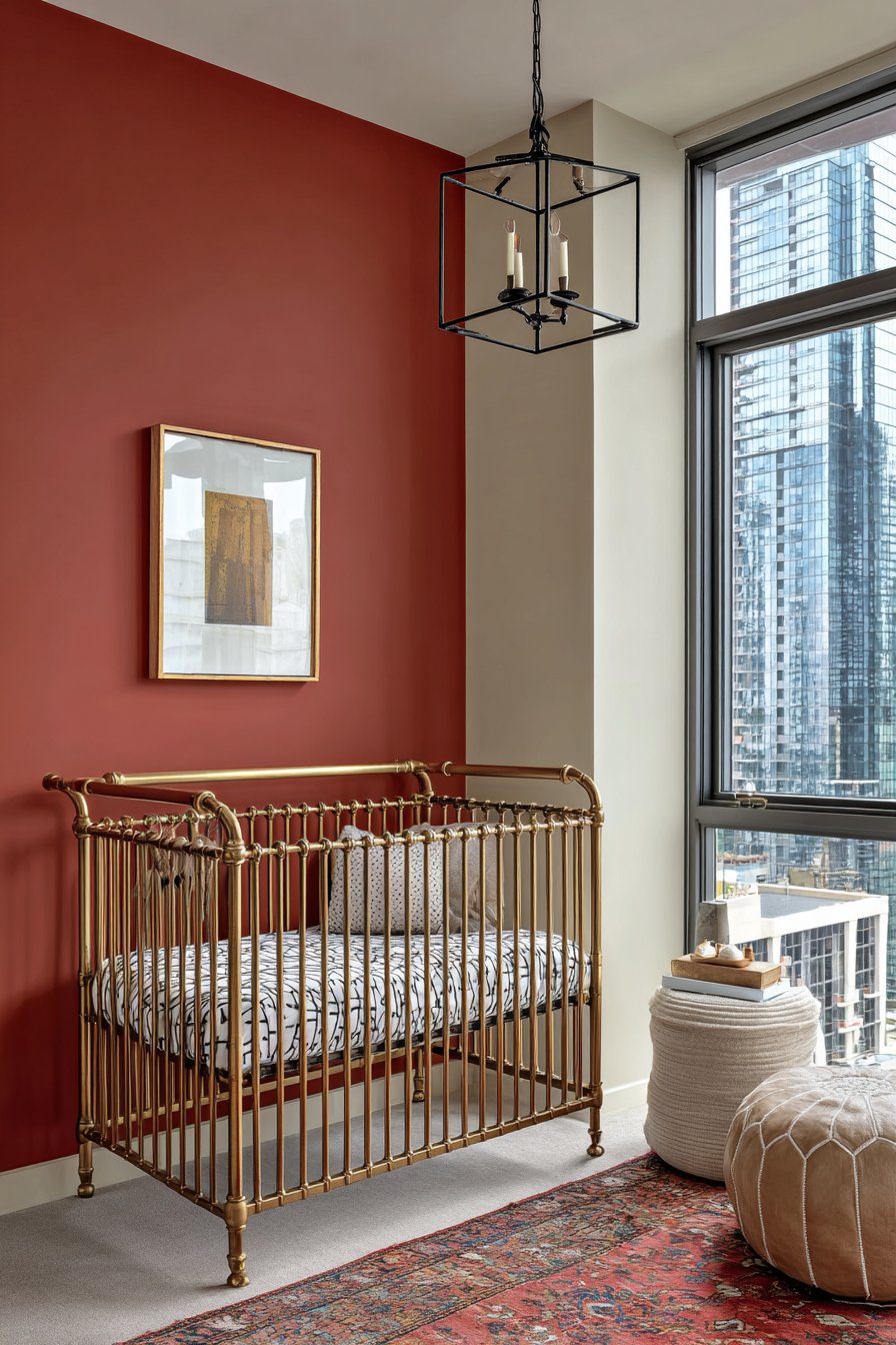 Bold Terracotta Color Blocking