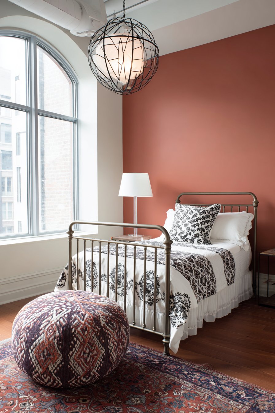 Bold Terracotta Color Blocking