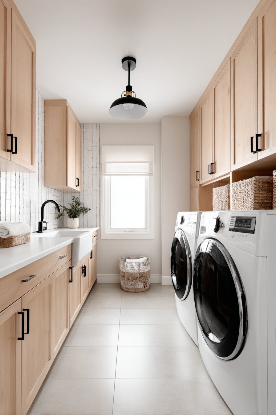 Scandinavian Natural Wood Simplicity