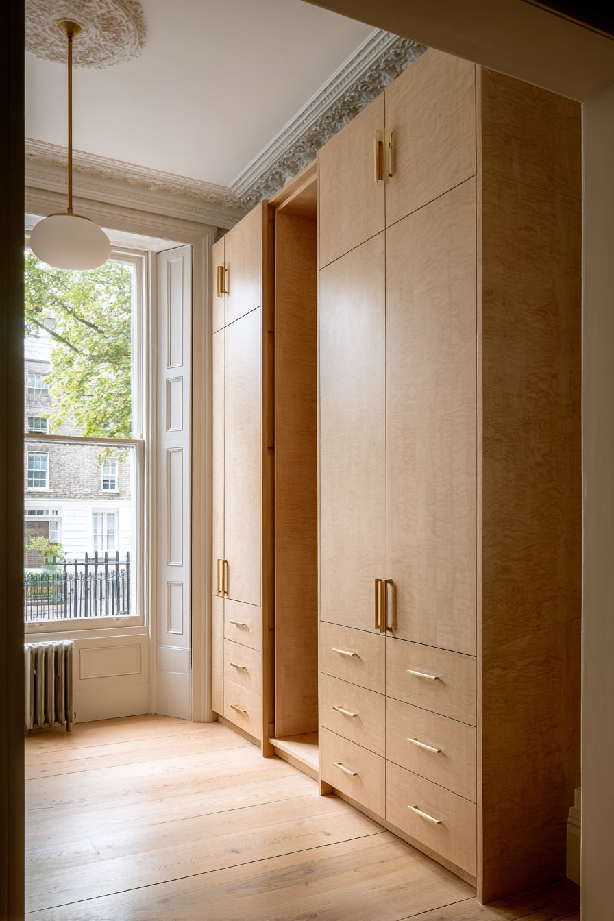 Scandinavian Simplicity Gold Kitchen