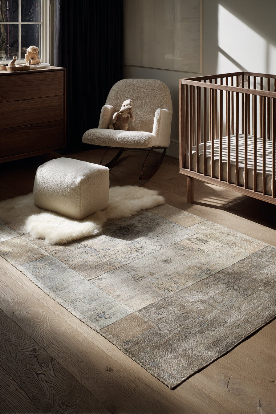 Layered Rug Arrangement