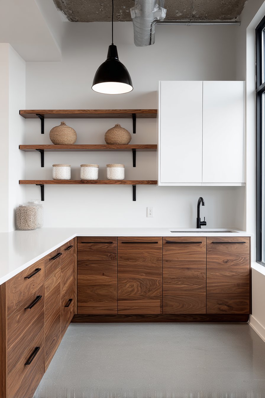 Industrial Elements with Exposed Concrete Ceiling