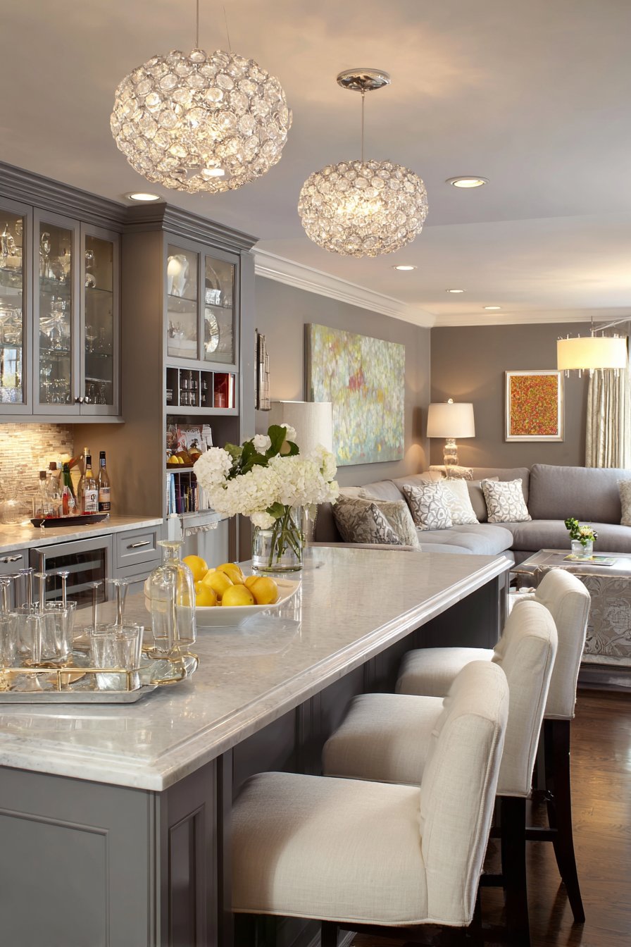 Entertaining-Focused Wraparound Island