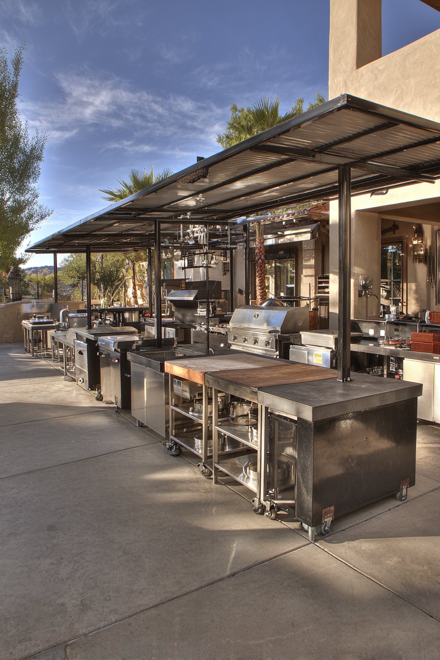 Professional Barbecue Enthusiast Setup