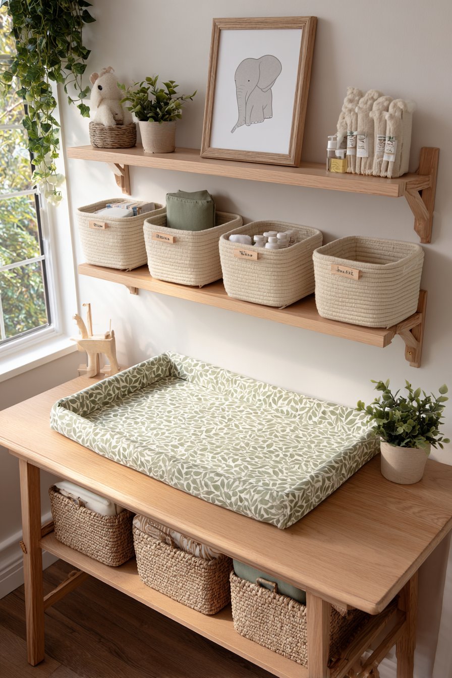 Functional Diaper Changing Station