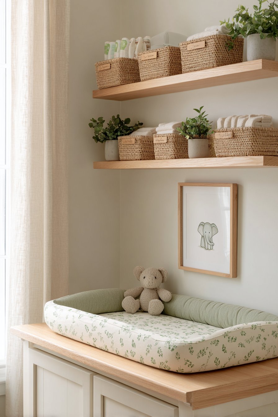 Functional Diaper Changing Station