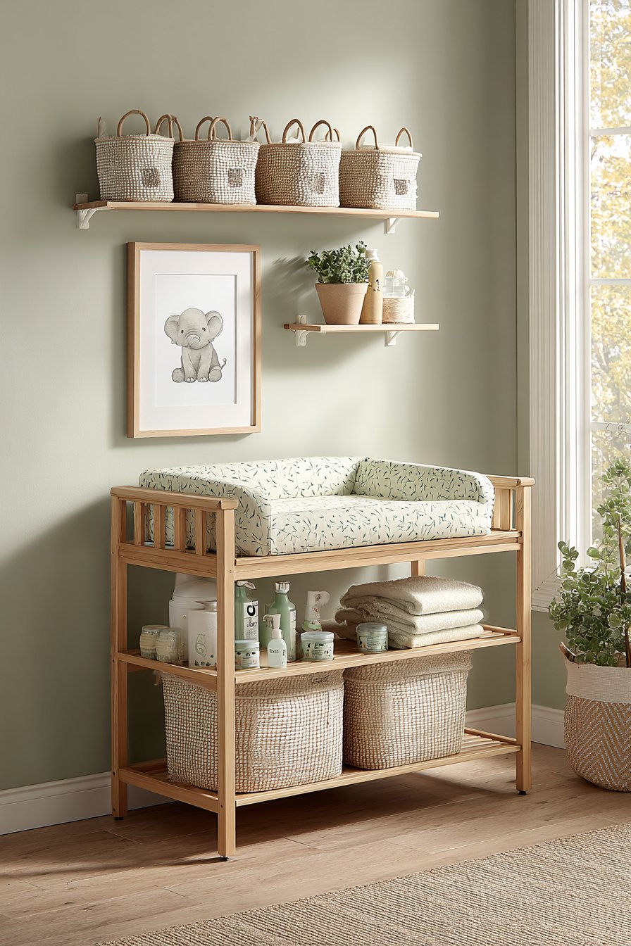 Functional Diaper Changing Station