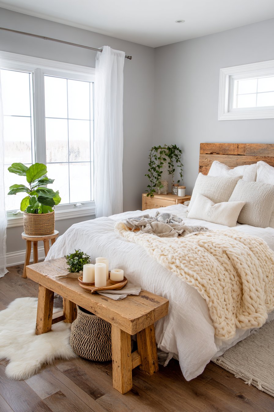 Scandinavian-Inspired Guest Room with Hygge Principles