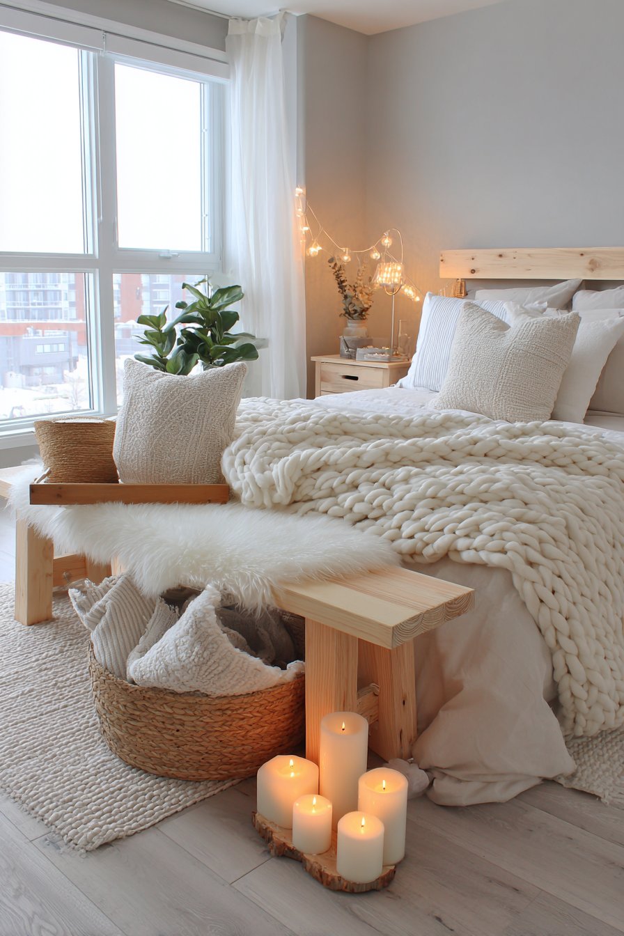 Scandinavian-Inspired Guest Room with Hygge Principles