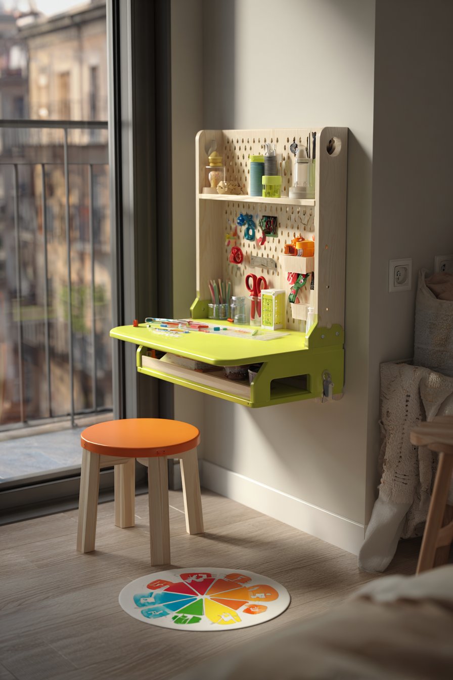 Fold-Down Craft Corner