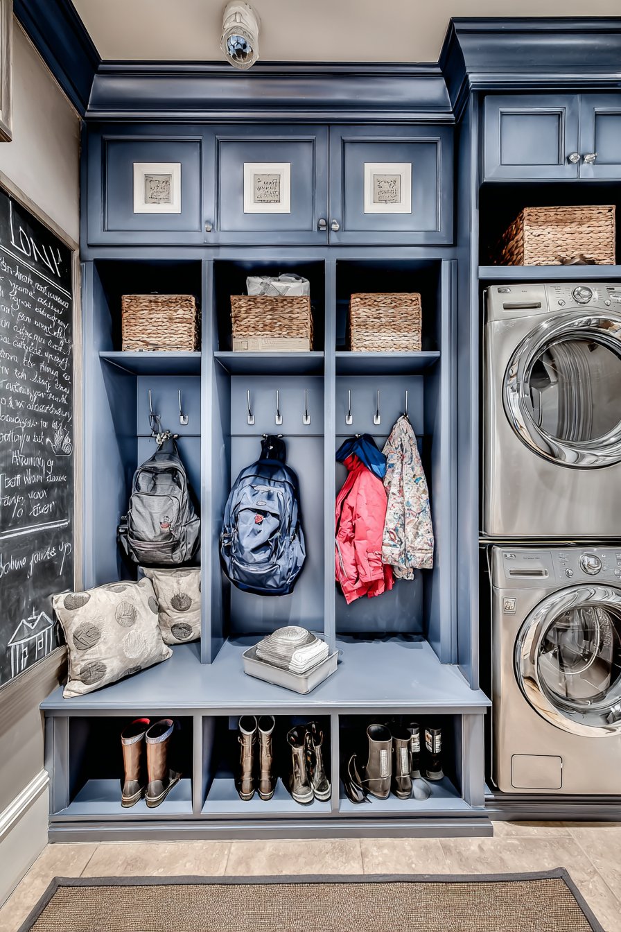 Mudroom Hybrid with Family Organization