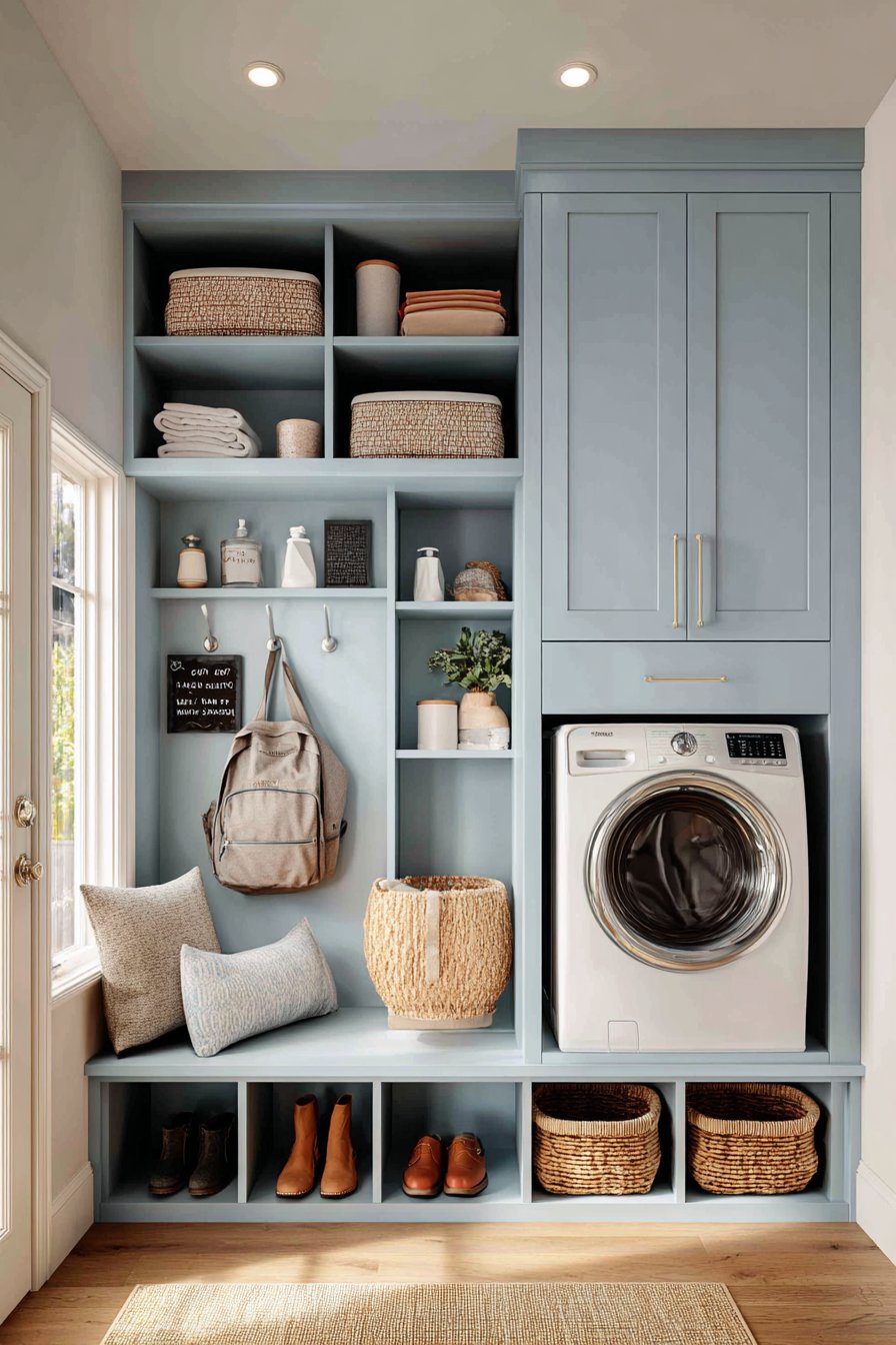 Mudroom Hybrid with Family Organization