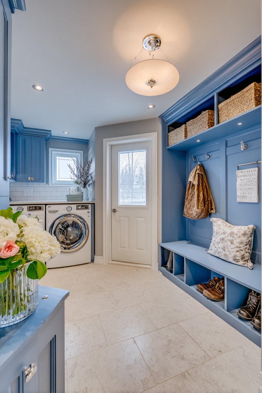 Mudroom Hybrid with Family Organization