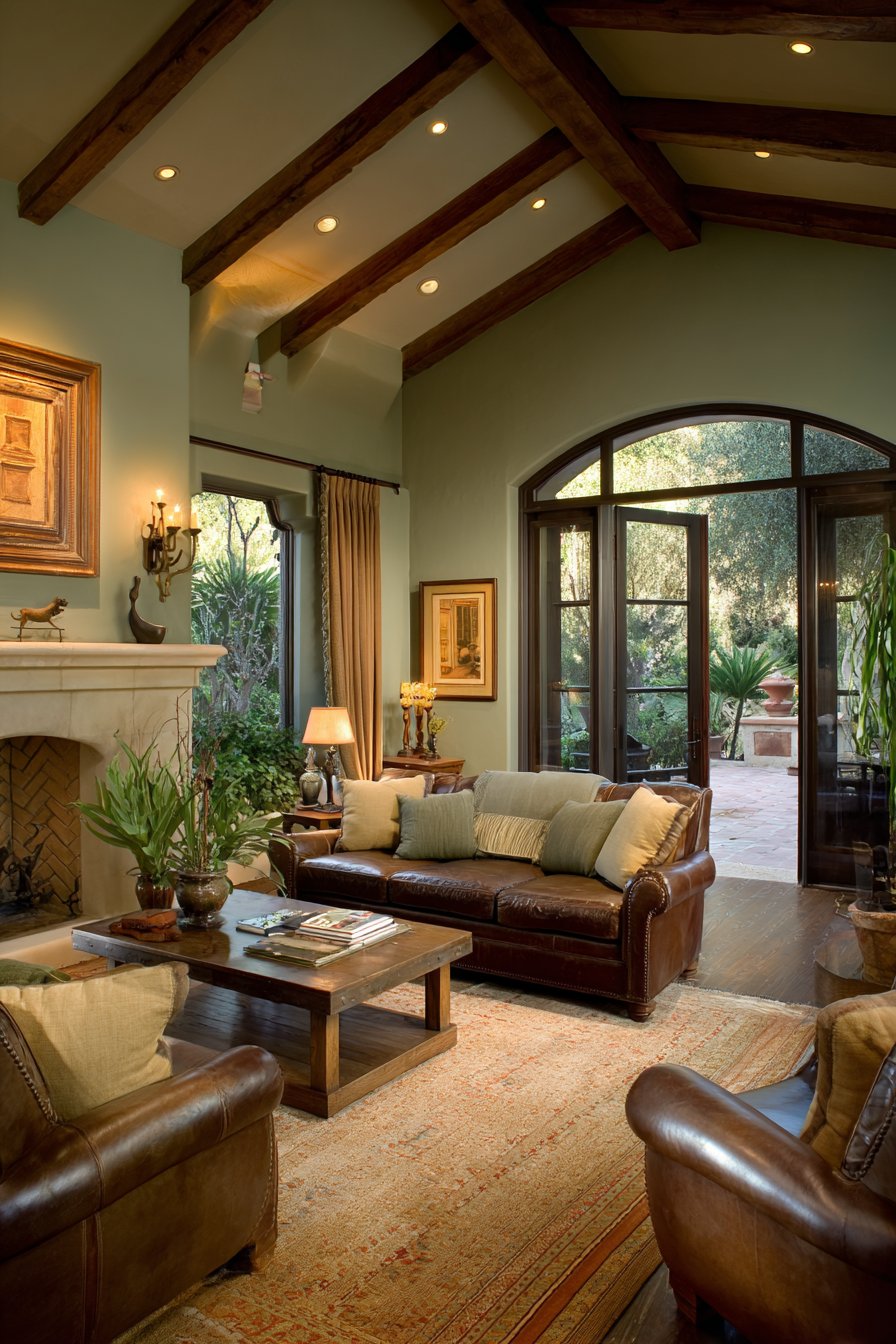Rustic Exposed Beam Ceiling