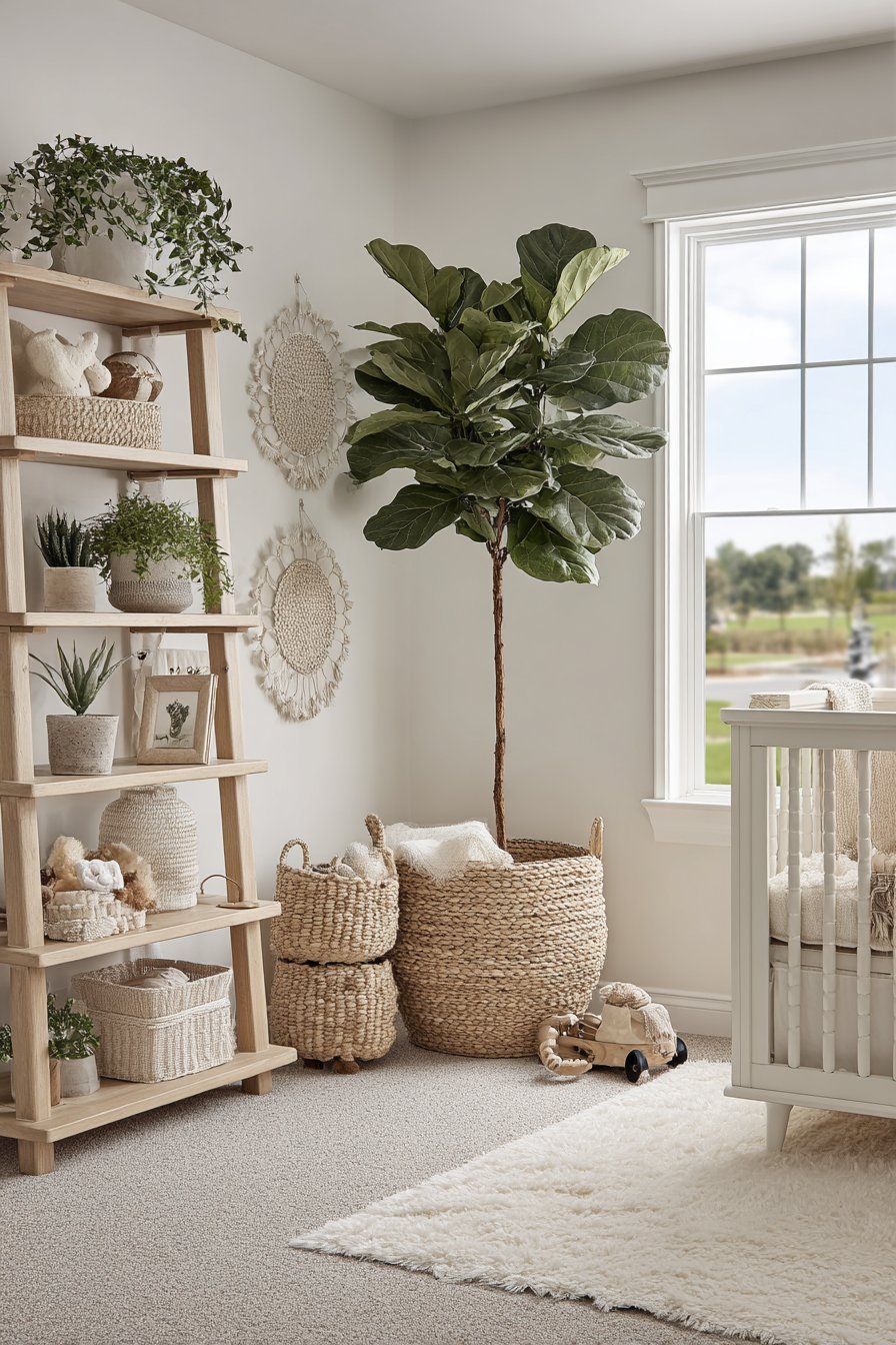 Living Plants Throughout the Space