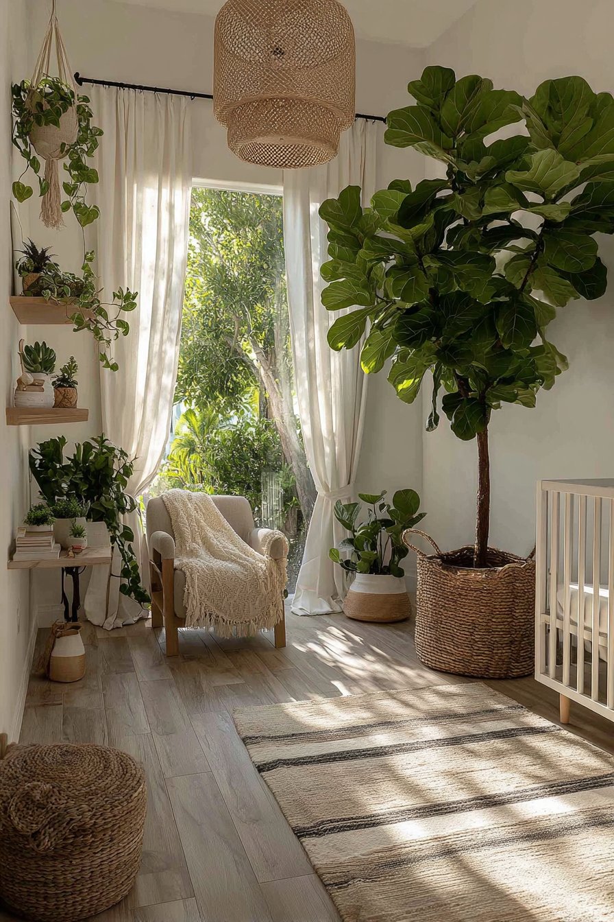 Living Plants Throughout the Space