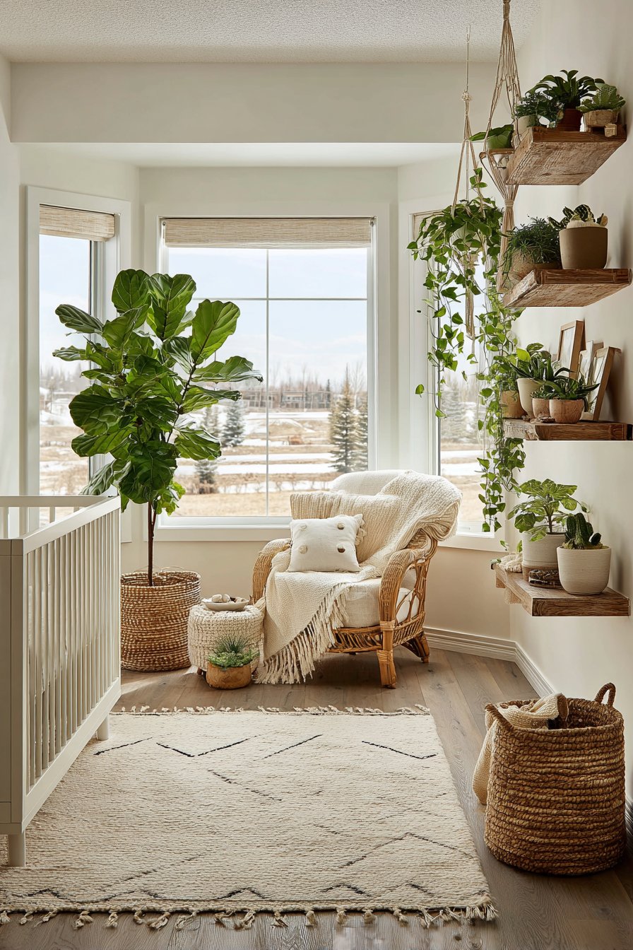 Living Plants Throughout the Space