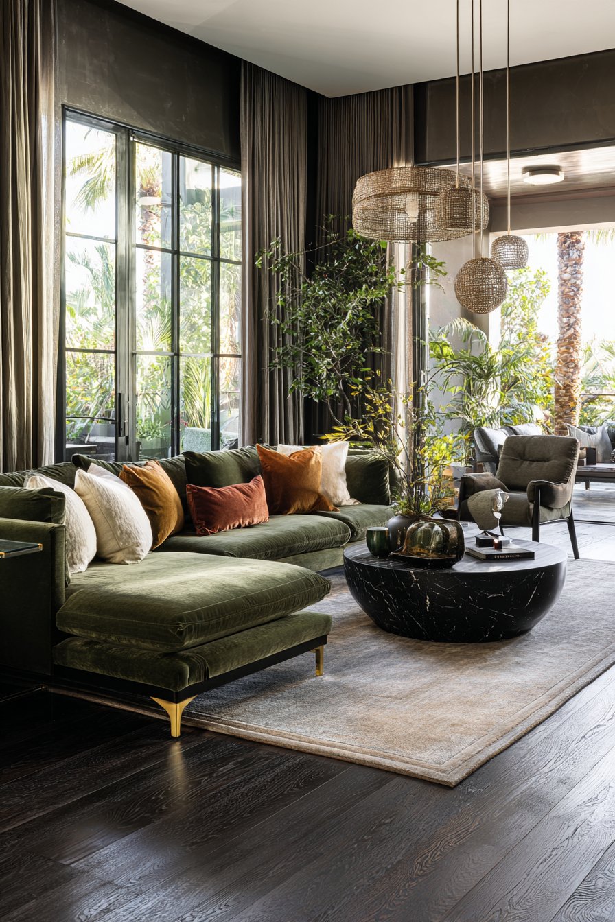 Textured Wood Plank Accent Wall