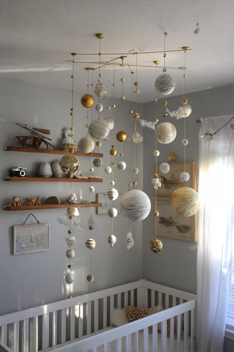 Handmade Mobile with Curated Objects