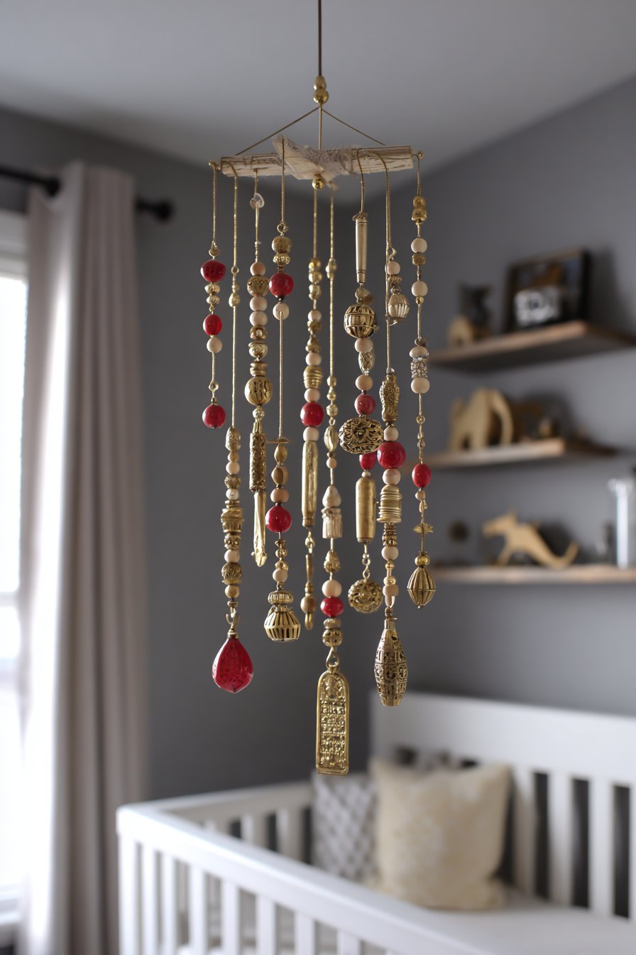 Handmade Mobile with Curated Objects