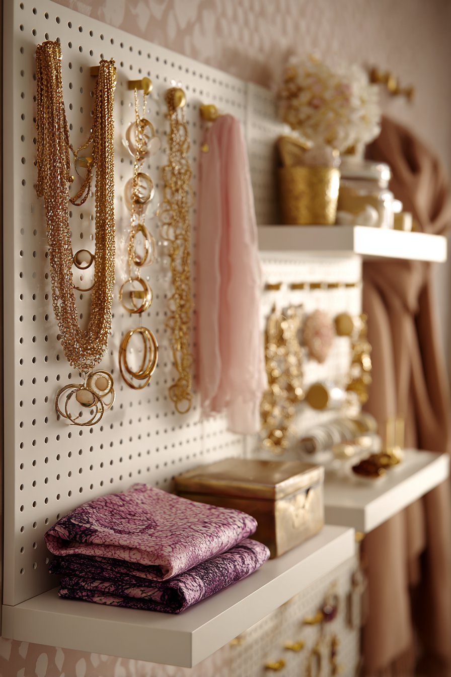 Jewelry Organization Wall Feature