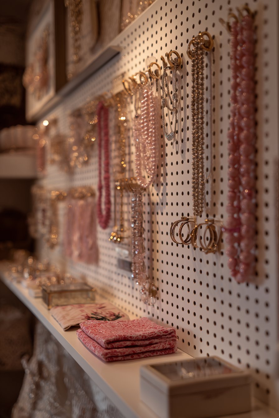 Jewelry Organization Wall Feature