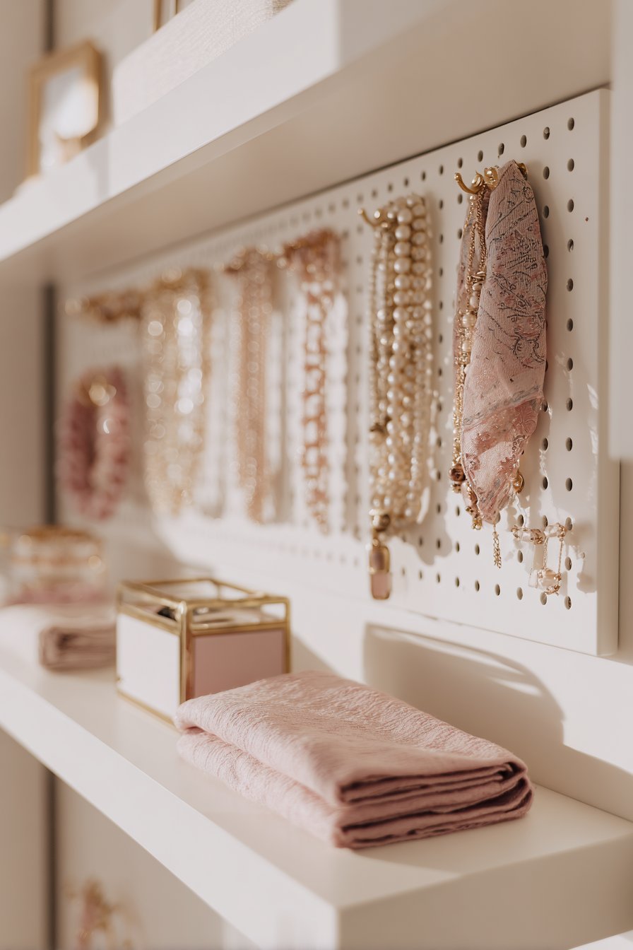 Jewelry Organization Wall Feature