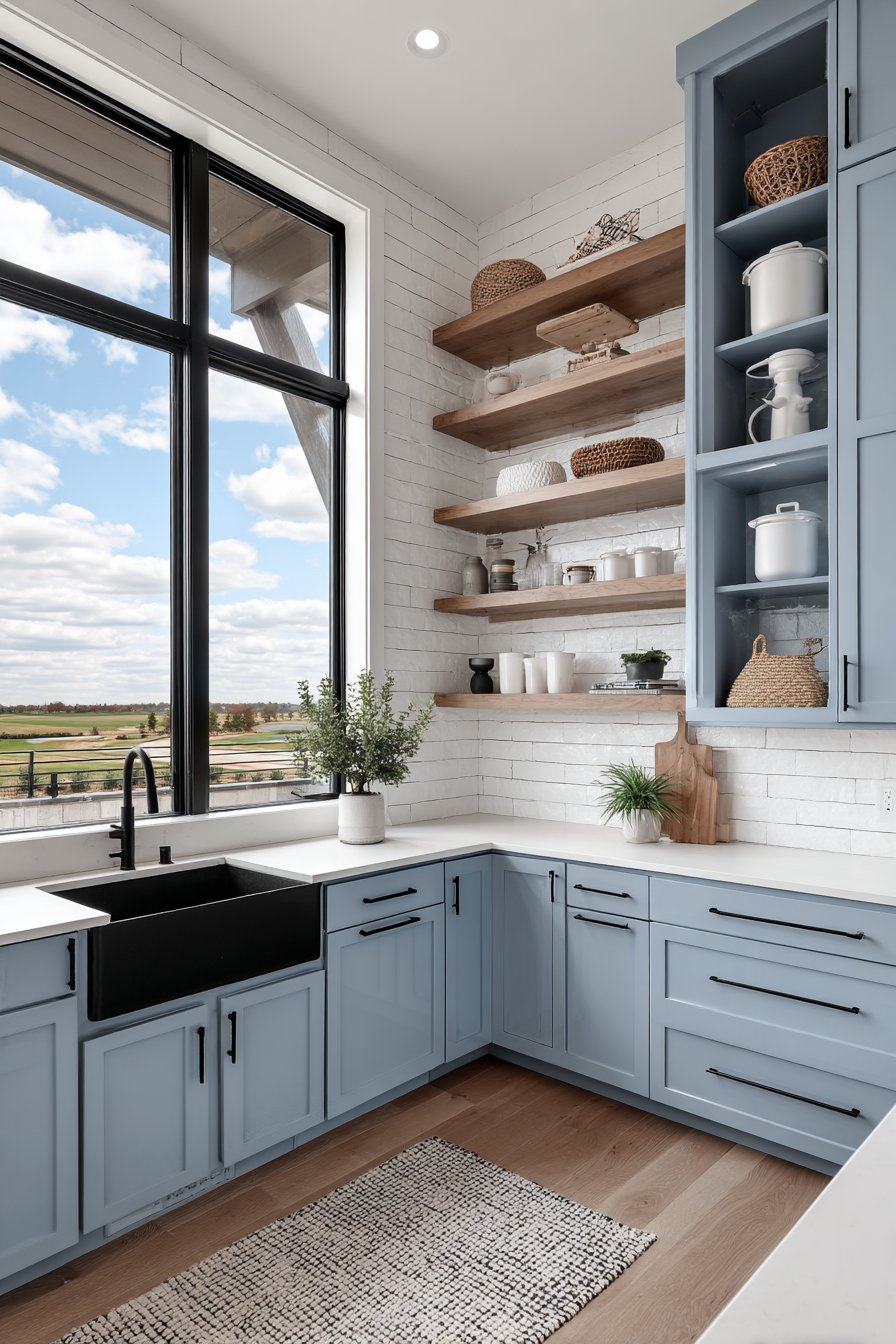  Modern Farmhouse Grey-Blue Fusion