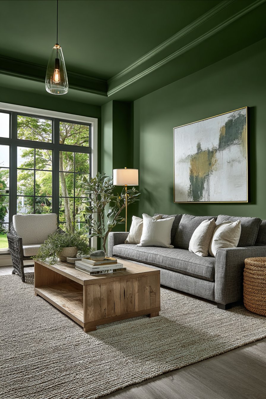 Emerald Ceiling Statement