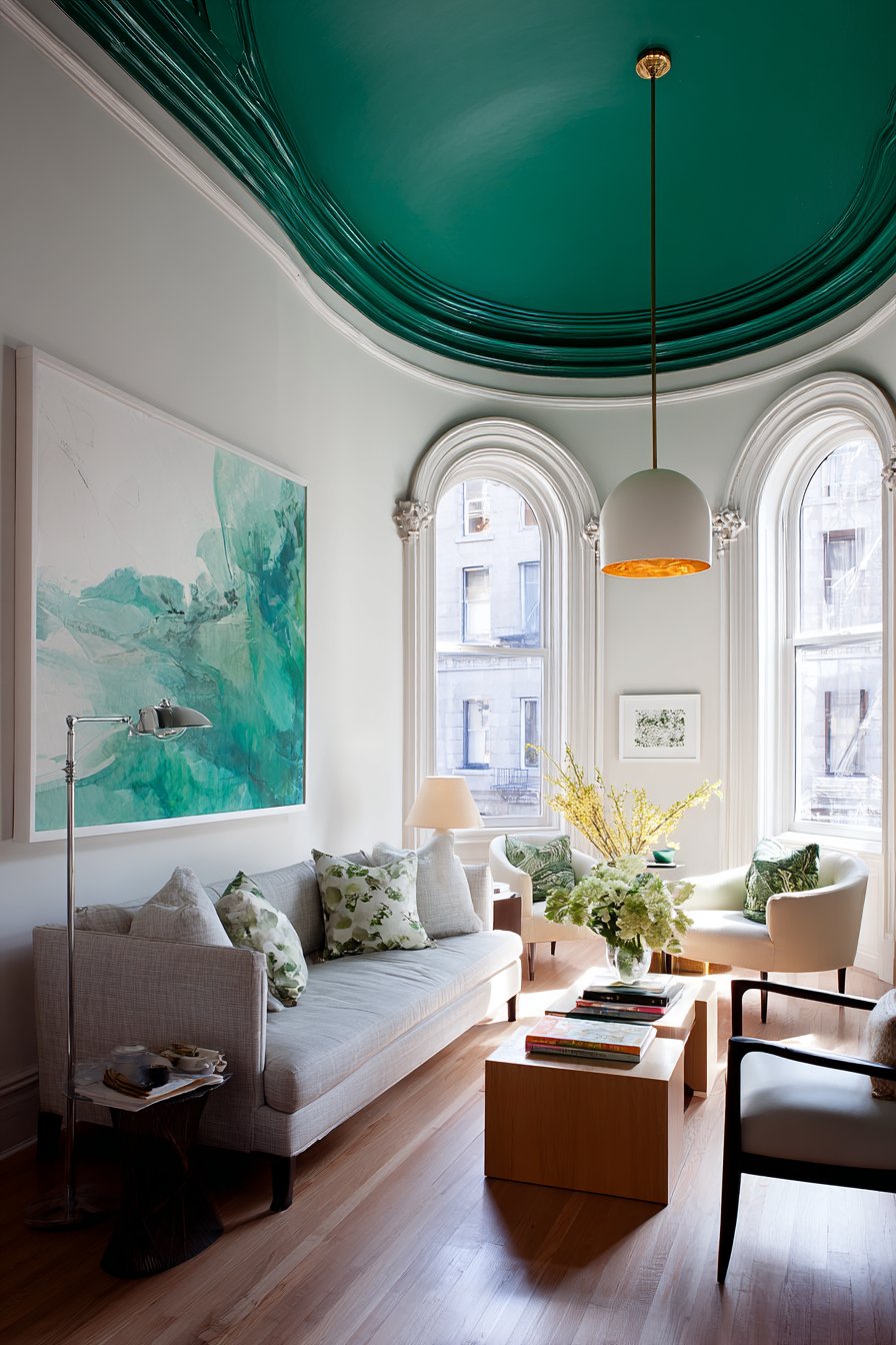 Emerald Ceiling Statement