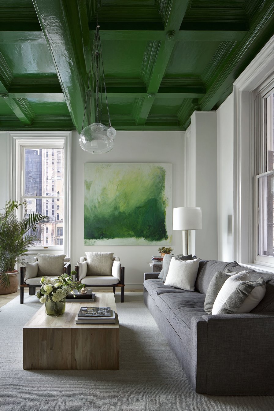 Emerald Ceiling Statement