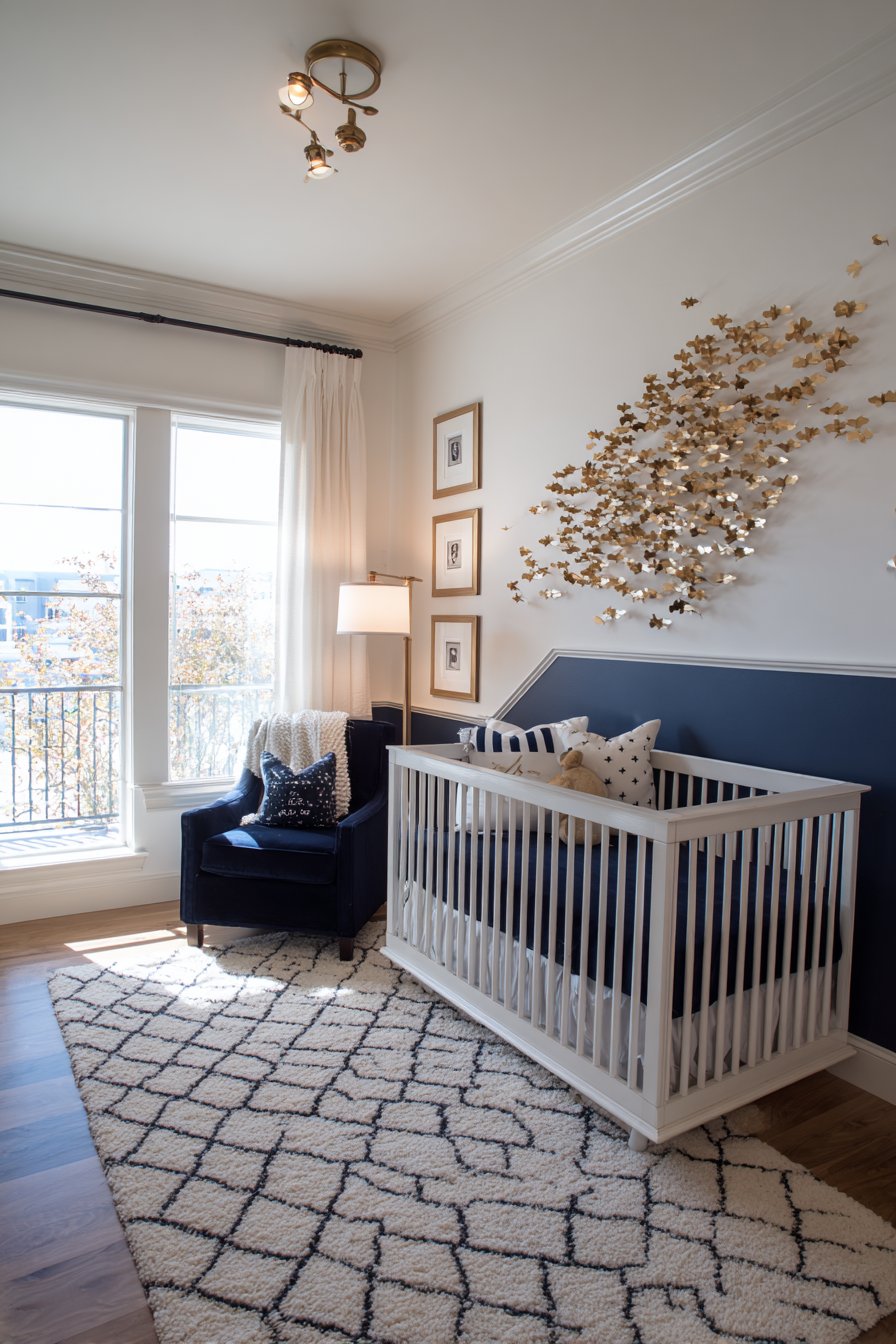 Navy and Gold Sophistication