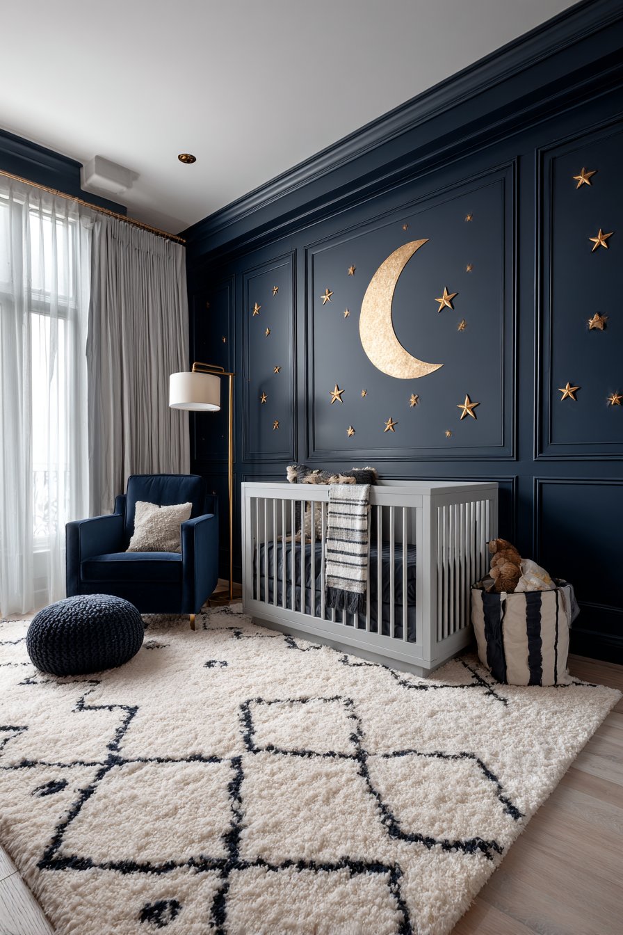 Navy and Gold Sophistication