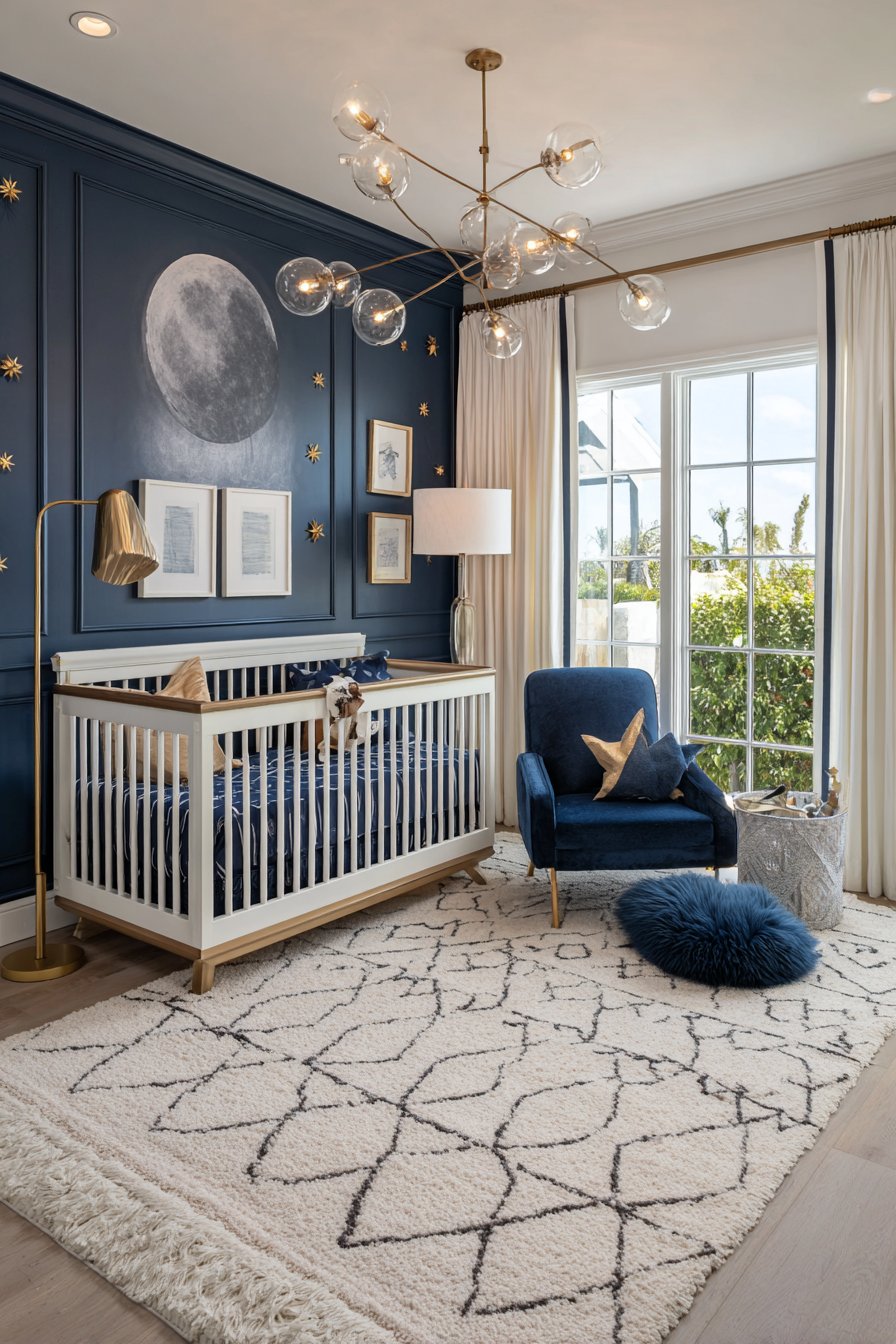 Navy and Gold Sophistication