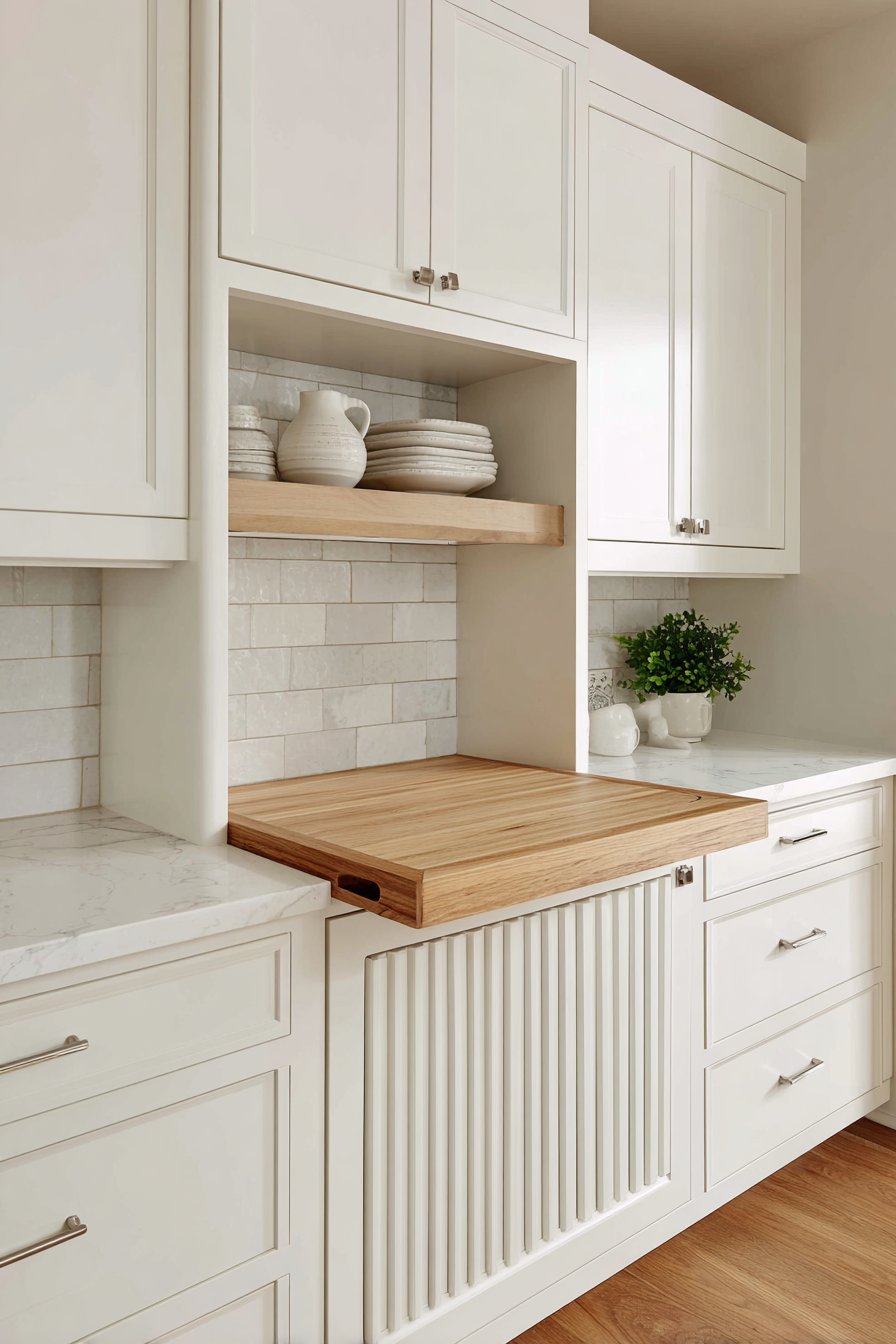 Hidden Appliance Garage for Clutter-Free Counters