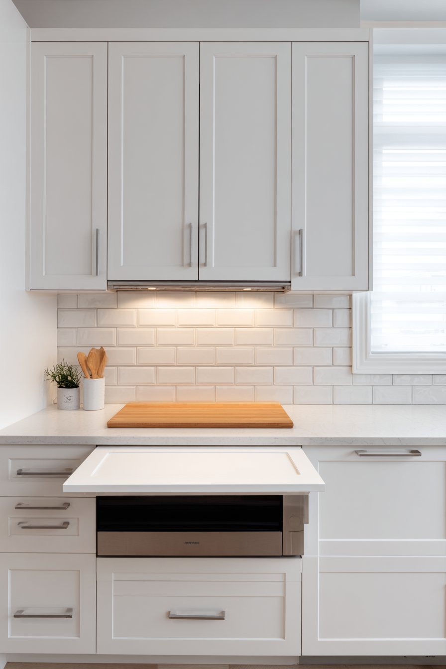 Hidden Appliance Garage for Clutter-Free Counters