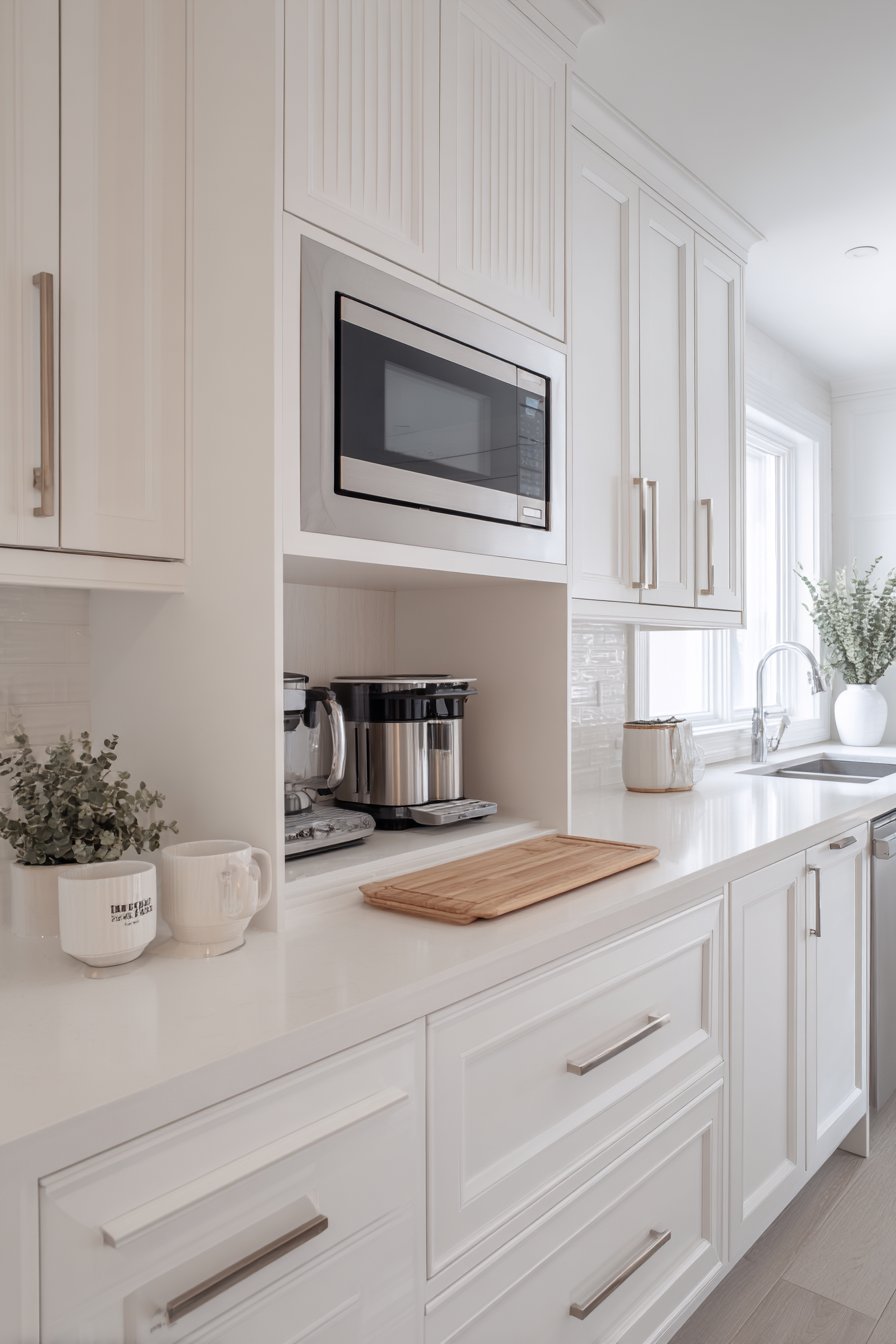 Hidden Appliance Garage for Clutter-Free Counters