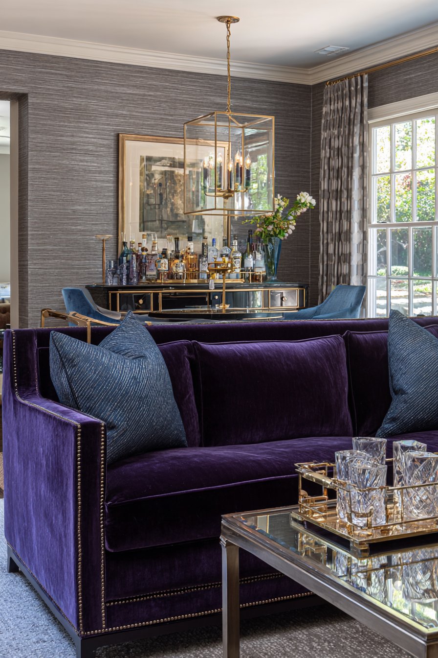 Jewel-Box Aesthetic with Rich Purple Tones