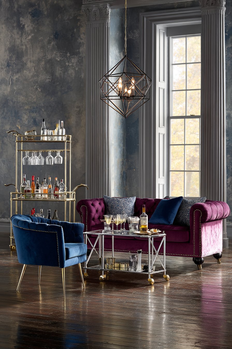 Jewel-Box Aesthetic with Rich Purple Tones