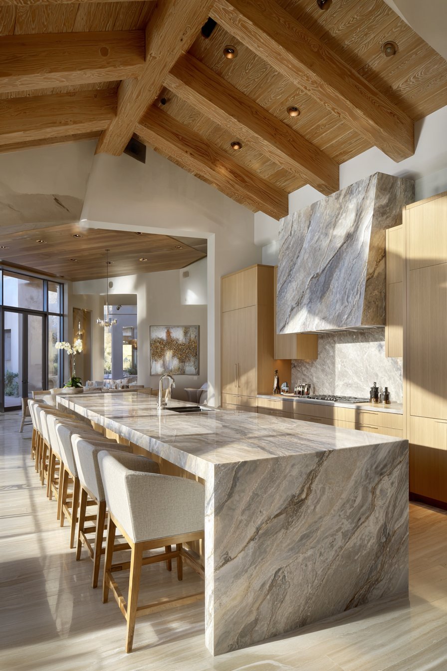 Zellige Tile Beverage Corner