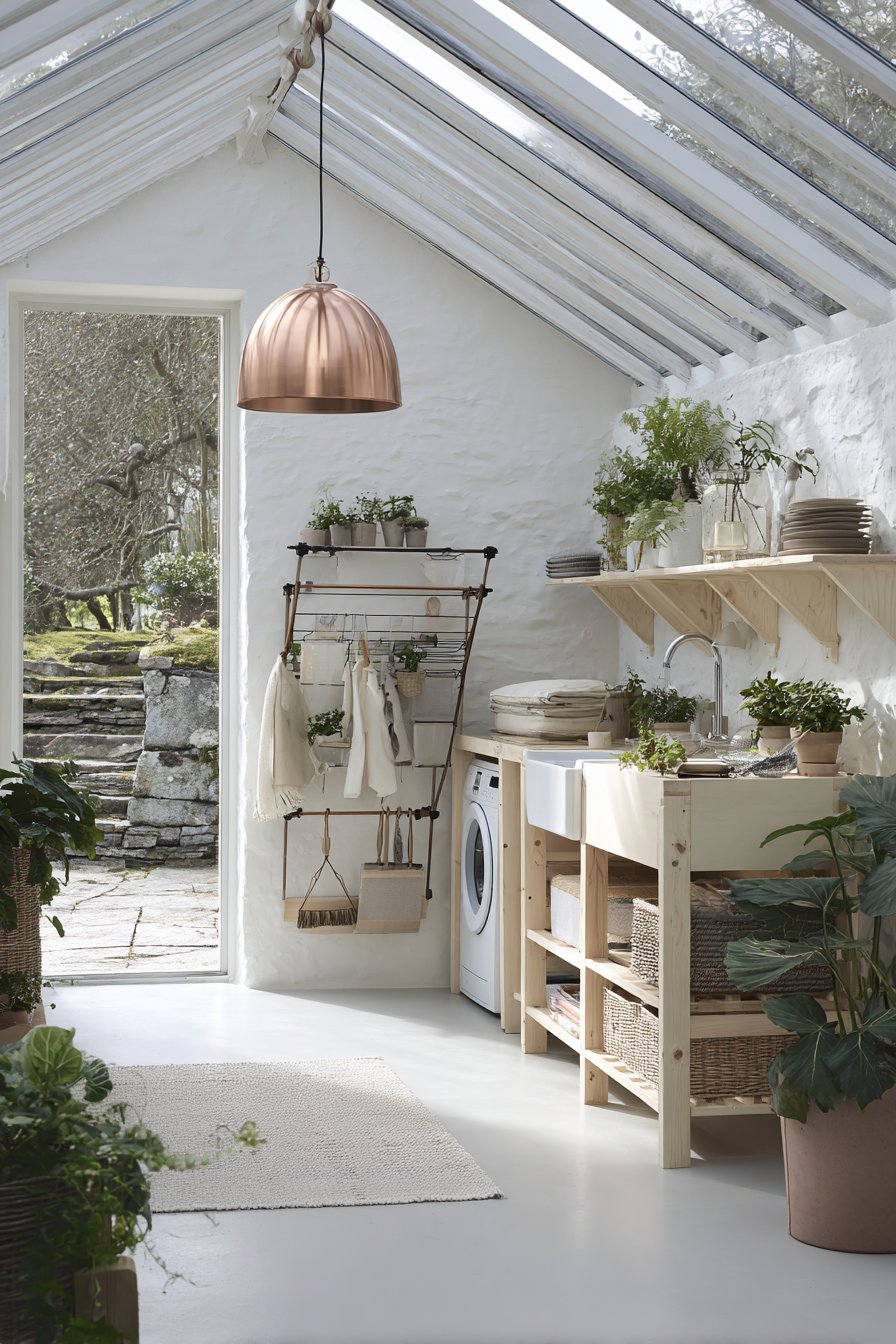 Scandinavian Glazed Extension Laundry
