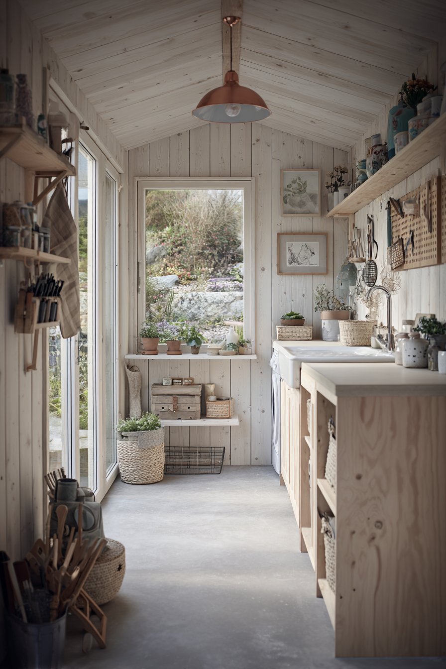 Scandinavian Glazed Extension Laundry