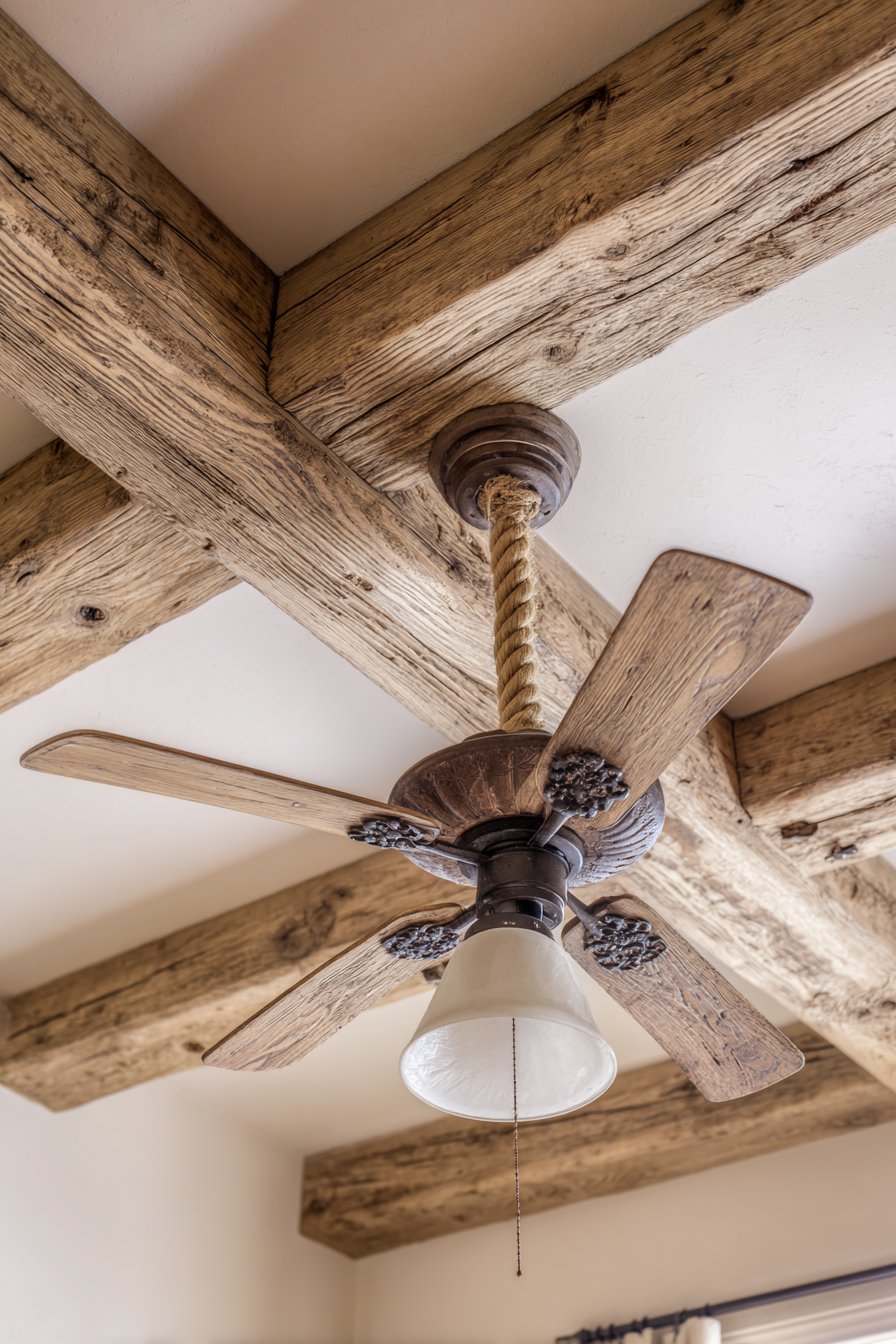Exposed Ceiling Beam Architecture
